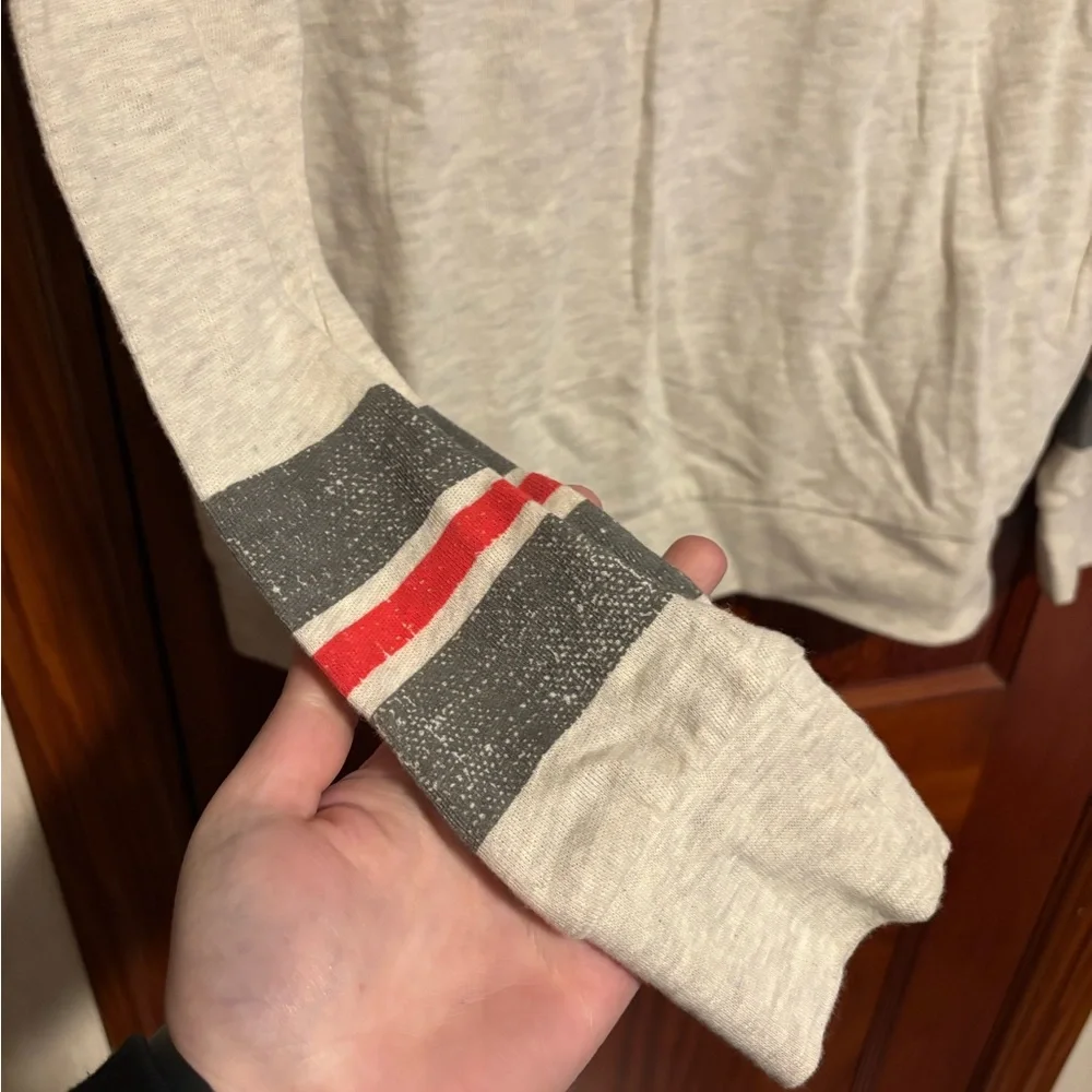 DISNEYLAND RESORT Grey Long Sleeve Minnie Bow Jersey Sweater